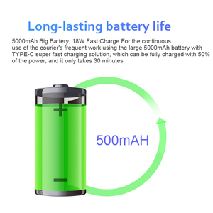 便携式防爆掌上电脑NFC 16MP摄像头手持手机WiFi BT内置全球定位系统1D 2D POS安卓条形码扫描仪 - Product Image 3