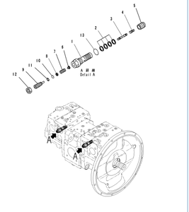 <strong>708</strong>-2L-06710 LS Valve for Excavator PC290-8 PISTON PUMP PART <strong>708</strong>-2J-03210 - Product Image 2
