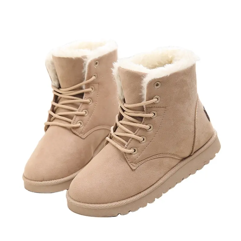 Winter Snow Boots Men and Women Outdoor Casual Martin Boots Warm Cotton Shoes