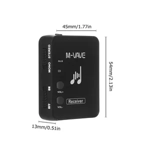 M-vave MS-1 monitör sistemi M8 verici ve WP-10 alıcı 2.4G kablosuz Stereo sahne ses kulaklıklar/kulaklık stüdyo kullanımı için - Product Image 5