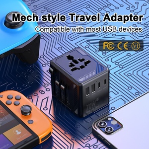 Adaptateur de voyage universel Worldplug 70W GaN avec prise internationale, chargeur de voyage avec USB et <span class=keywords><strong>type</strong></span>-<span class=keywords><strong>C</strong></span> pour téléphone portable et ordinateur portable - Product Image 3