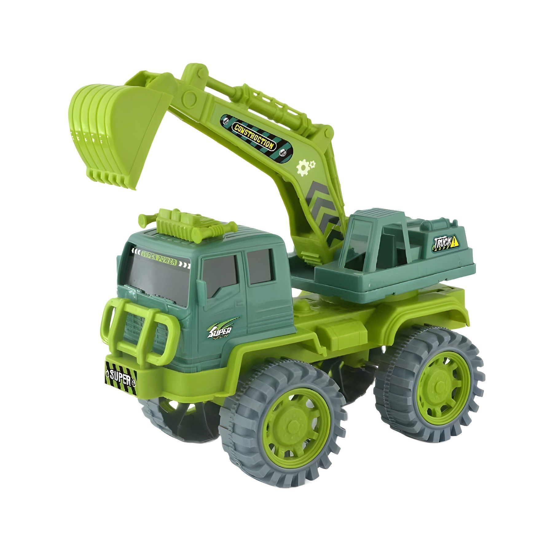 Excavadora verde