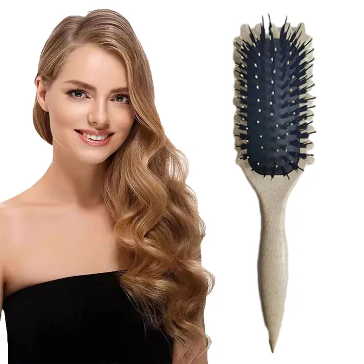 La migliore qualità arricciatura spazzola per capelli ricci, arricciatura ambientale che definisce la spazzola, pettine per capelli ricci e spazzola per massaggio alla testa