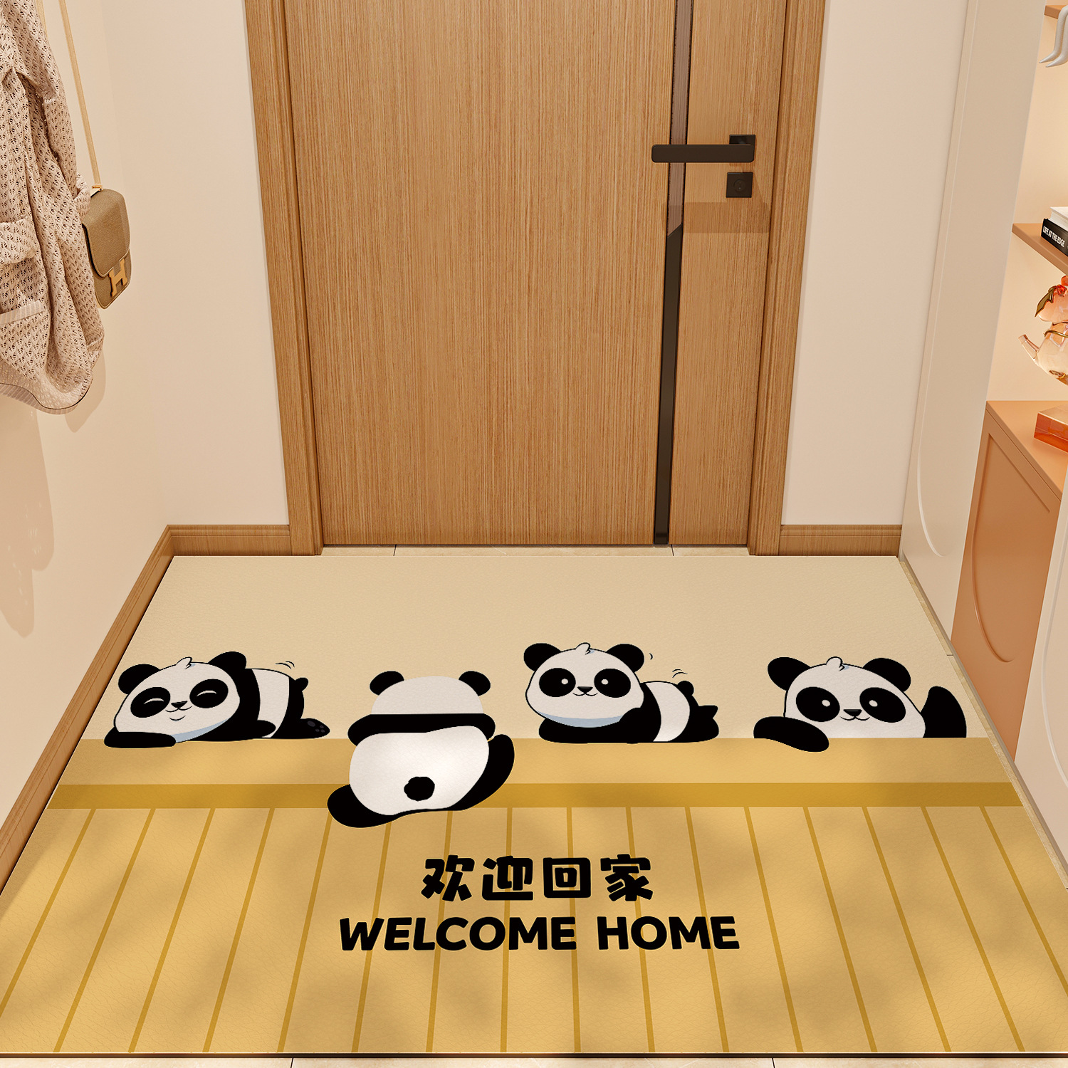 Panda feliz
