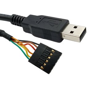 OEM hizmeti Header USB TTL 3.3V seri UART dönüştürücü kablosu ile FTDI Chip uçlu konsol kablosu - Product Image 1