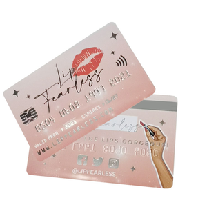 การพิมพ์นามบัตร PVC สไตล์บัตรเครดิตแบบกําหนดเองปี 2024 พร้อมหมายเลขนูน - Product Image 5