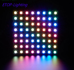WS2812b Bildschirm digital Flexible LED Pixel DC5v adressierbar 16x16 8x8 8x32 LED-Bildschirm matrix