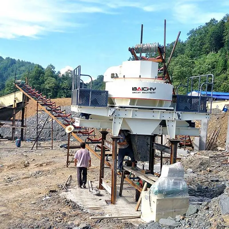 Máquina para fazer areia para pedreiras na China Máquina trituradora de materiais de construção para cimento e concreto preço do triturador de areia