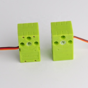 Geekservo 0.7kg verde a rotazione continua di 360 gradi servoad albero a doppia croce programmabile per il modello di auto intelligente Micro:bit - Product Image 3