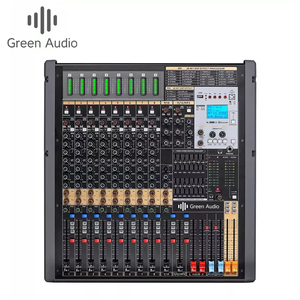 GAX-TFB12 Professional 8 Channels <strong>Digital</strong> Audio Mixer <strong>Controller</strong> With Display Screen DJ Mixing Console for Bar Party - Product Image 1