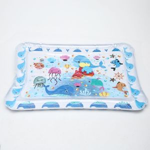 Yüksek kalite toptan 0 ila 24 ay <span class=keywords><strong>En71</strong></span> eğitici oyuncak karın zaman plastik Pvc şişme bebek su için oyun matı bebek