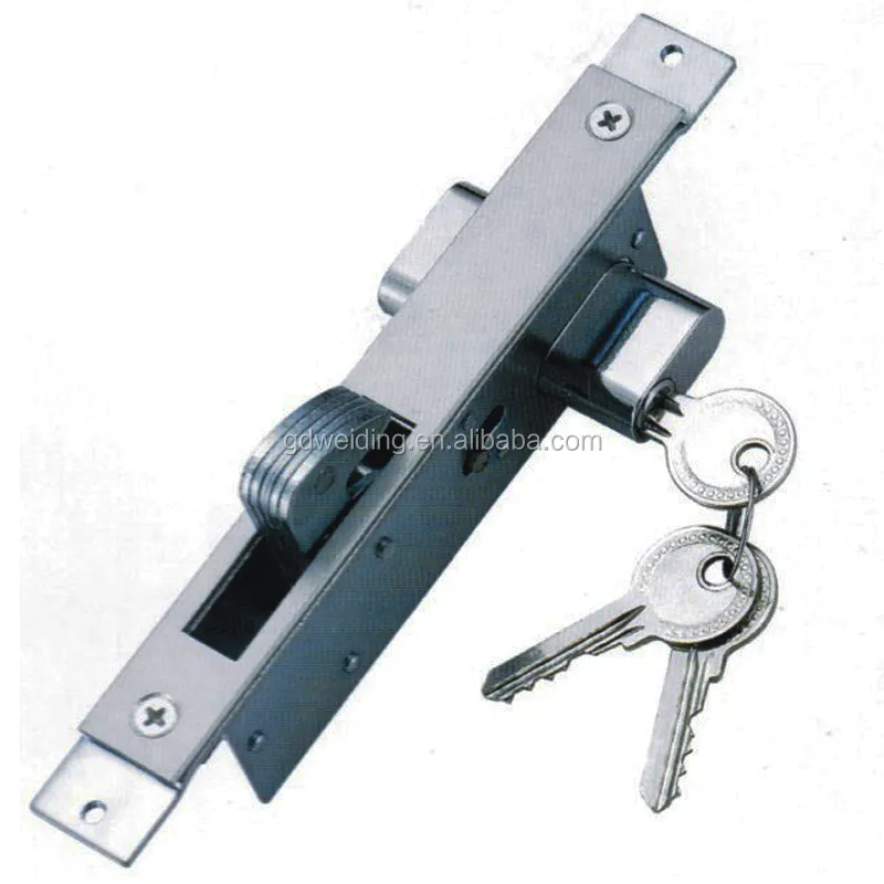 Cerradura de puerta deslizante de aluminio, marca Mico, estándar