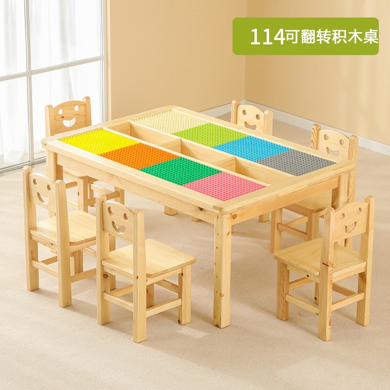 Table rabattable pour 6 personnes, 114*80*53cm