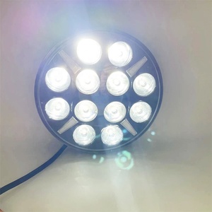 2024 yeni Aurora 9 ''120W 14000LM emark ECE R112 R7 R65 R10 kamyon beyaz sarı DRL LED yuvarlak sürüş işık ile 9 inç spot