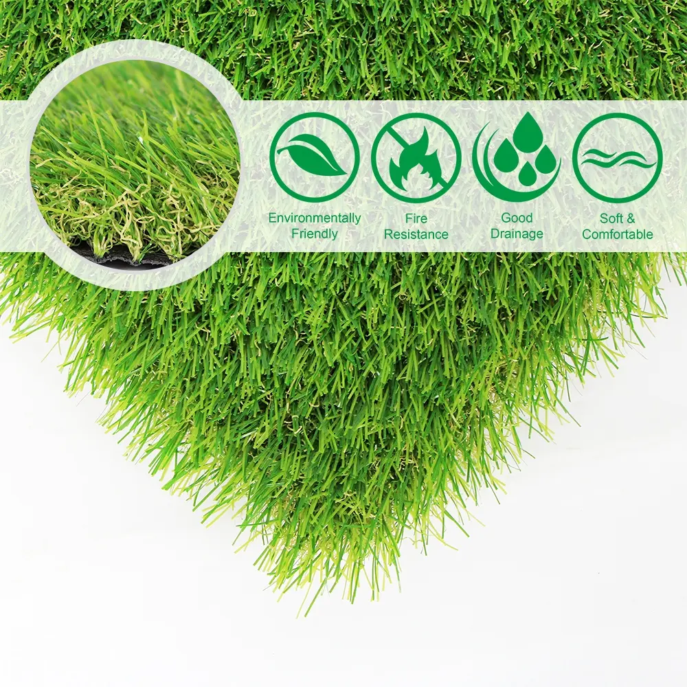 Uland الأخضر عشب اصطناعي لفة حديقة عشب صناعي الحديقة لهندسة المناظر الطبيعية حديقة