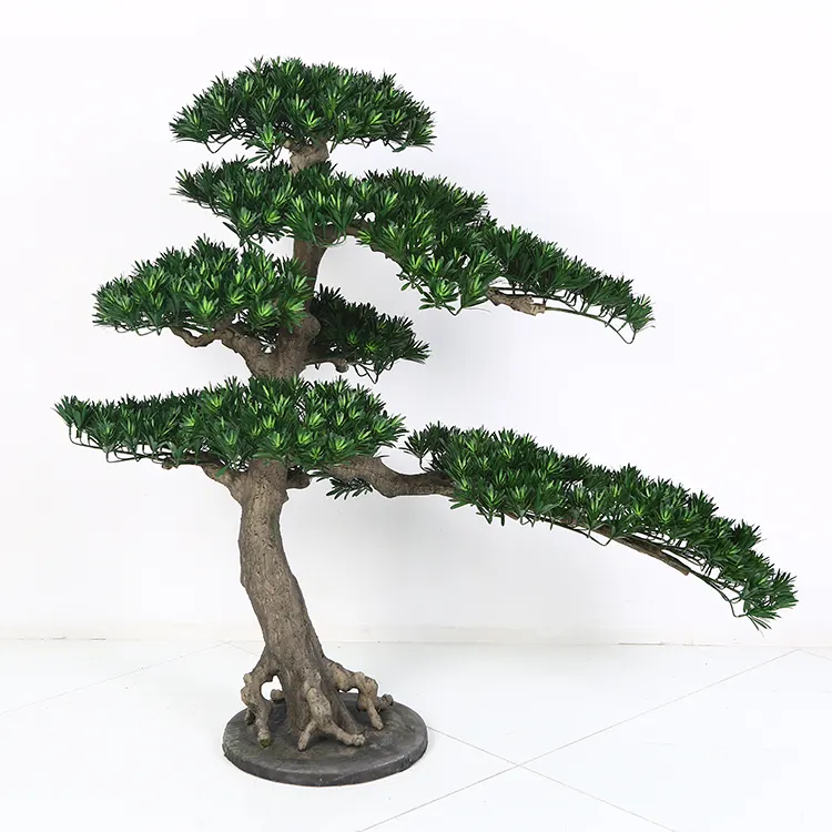 Personnalisé Grand Artificiel Podocarpus Arbres Pins Artificiels Pour La Décoration