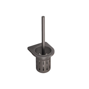 <span class=keywords><strong>Chrome</strong></span> nhà vệ sinh bàn chải chủ thép không gỉ công cụ làm sạch bền dọc phòng tắm nhà vệ sinh bàn chải treo tường nhà vệ sinh bàn chải - Product Image 1