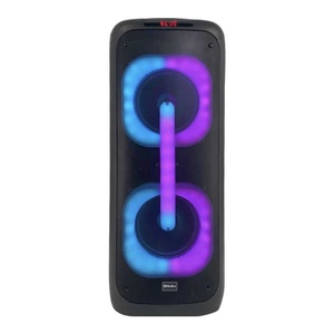 ワイヤレススピーカーポータブル、DJスピーカープロフェッショナルビッグPower40Wパーティースピーカー、<span class=keywords><strong>2</strong></span>個のワイヤレスマイクAltavoz