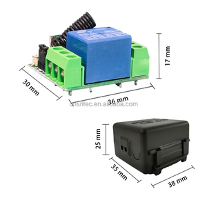 ワイヤレスリレースイッチモジュール433MHz12V1チャンネルRFリモートコントロールスイッチレシーバーモジュール - Product Image 5