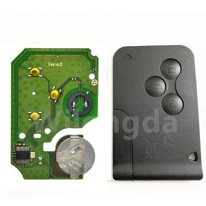Chiave remota 433Mhz ID46 PCF7947 Chip per Renault Megane 2 3 Scenic Clio 2003-2008 scheda di emergenza inserto tasto 3 - Product Image 1