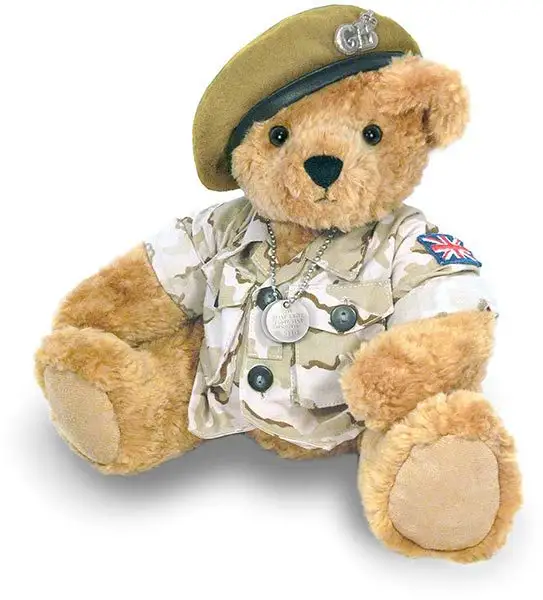 Personalizza l'orsacchiotto della peluche dell'aviatore militare con il giocattolo dell'orsacchiotto pilota della peluche farcito sveglio su ordinazione all'ingrosso dell'uniforme della giacca