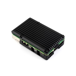 Carcasa de aleación de aluminio (H) para Raspberry Pi 5, con ventilador con control de temperatura - Product Image 2