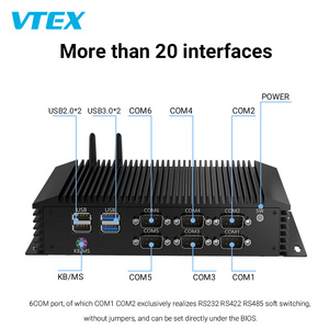 Ubuntu Win 10 11 Nano <strong>Computer</strong> Without Fan N100 I3 I5 I7 Office <strong>Linux</strong> Rs232 Fanless Industrial Mini Pc - Product Image 5