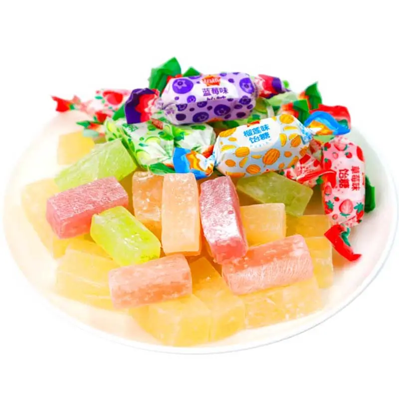 Estilo chino Fruta con sabor a gomitas Halal dulces de Navidad gumdrop a los niños les gusta Fábrica de dulces de alta calidad Azúcar de mango