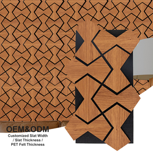 لوحات زخرفية متعددة الوظائف ثلاثية الأبعاد مخدد من 3 جوانب من Akupanel عازلة للصوت عالية الكثافة لوحة صوتية تصنعها بنفسك للاستوديو والسينما المنزلية - Product Image 1