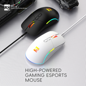 Mouse professionali all'ingrosso 14 modalità di gioco Mouse 8D 7200DPI USB cablato Mouse da gioco RGB con Driver - Product Image 3
