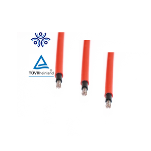 Solar Cable 2#6mm2 <strong>Two</strong> <strong>Core</strong> Solar Wire Tinned Copper LSZH EN50618 2*6mm2 Cables - Product Image 4