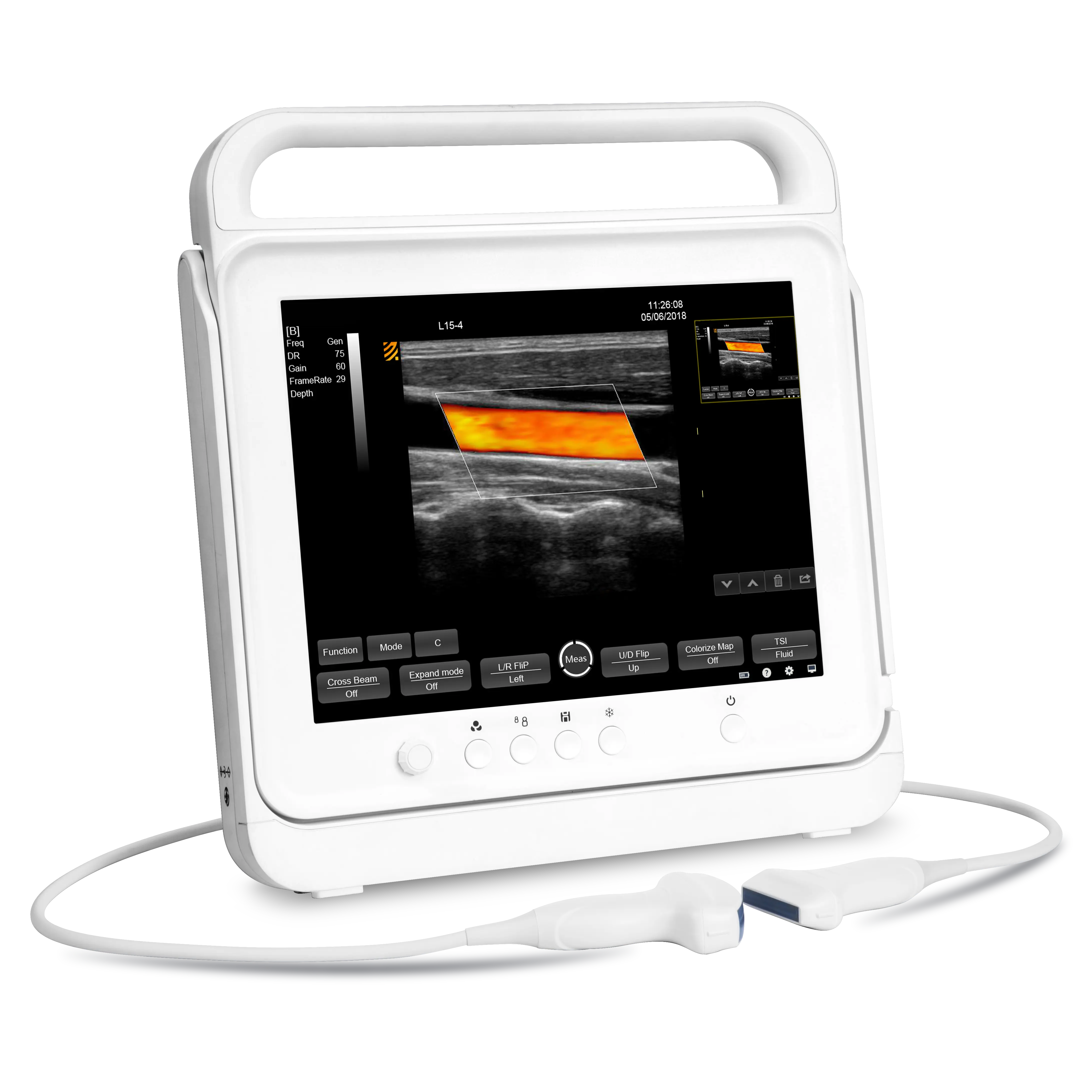 PT50 In magazzino miglior prezzo completamente digitale portatile 2d a colori Doppler ecocardiografia ecosuono macchina spedizione gratuita