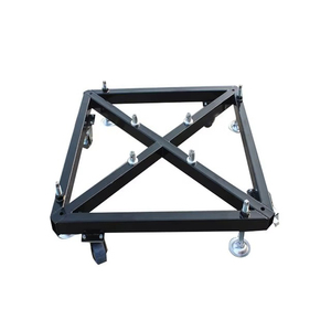 アルミニウム照明トラス用ステージスチールベース用モバイルアルミトラスベーストラスボトムプレートベース - Product Image 2