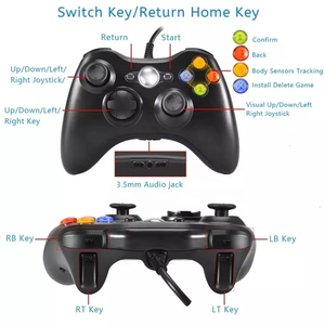 USB Wired Game <strong>Controller</strong> Suitable for xbox 360 <strong>Controller</strong> Joystick PC Game <strong>Controller</strong> - Product Image 5