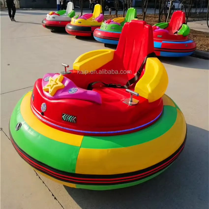 Parachoques inflable comercial para niños, pista de coche, bicicleta eléctrica, monopatín, coche giratorio, luz láser, Go Kart, triciclo de juguete