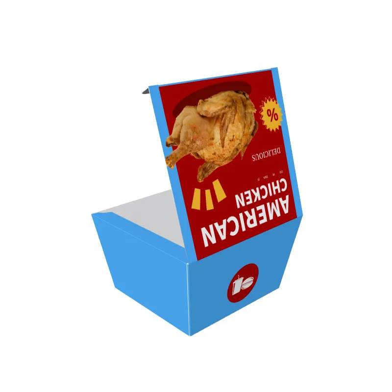 Alta Calidad Personalizada Logo Imprimir Pizza, Hamburguesa Pollo Frito Pan Fideos Cajas de Papel Contenedor para Llevar/