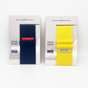 Cinturón de encuadernación de libros elástico personalizado con 2 agujeros para bolígrafos, cintas de gancho y bucle personalizables de estilo de color - Product Image 2