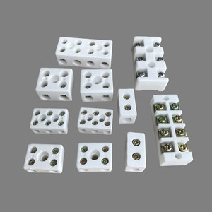 Bloque de terminales de 3 polos de cerámica de esteatita aislante eléctrica de alta temperatura - Product Image 5