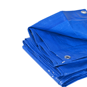 Dễ dàng mang theo Bạt vải bạt cho xe tải và ao không thấm nước 55 GSM bạt PE Xanh - Product Image 2