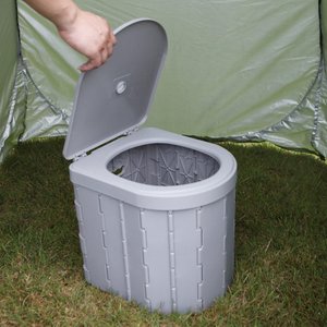Camp Hiking Beach <strong>Boat</strong> Long Drive Travel <strong>Porta</strong> Potty Camper Outdoor Stool Trailer Camping Portable Toilets