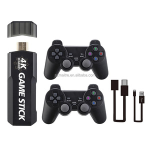 X2 Mini 4K HD Game Stick USB Type GD10 Super Arcade Gaming Console With Wireless Dual Joystick <strong>Controller</strong> Classic Retro TV Box - Product Image 1