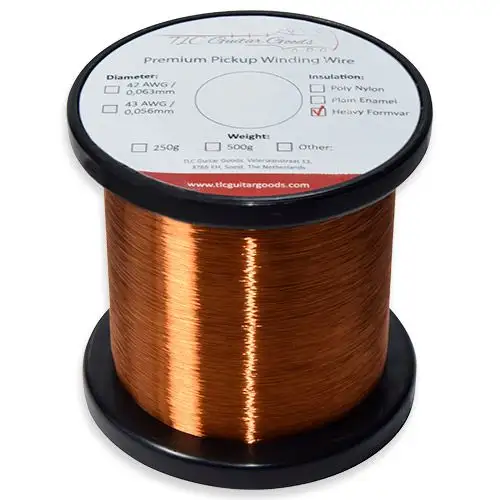 42 AWG 0.063mm HEAVY FORMVAR COPPER MAGNET WIRE -1KG A SPOOL