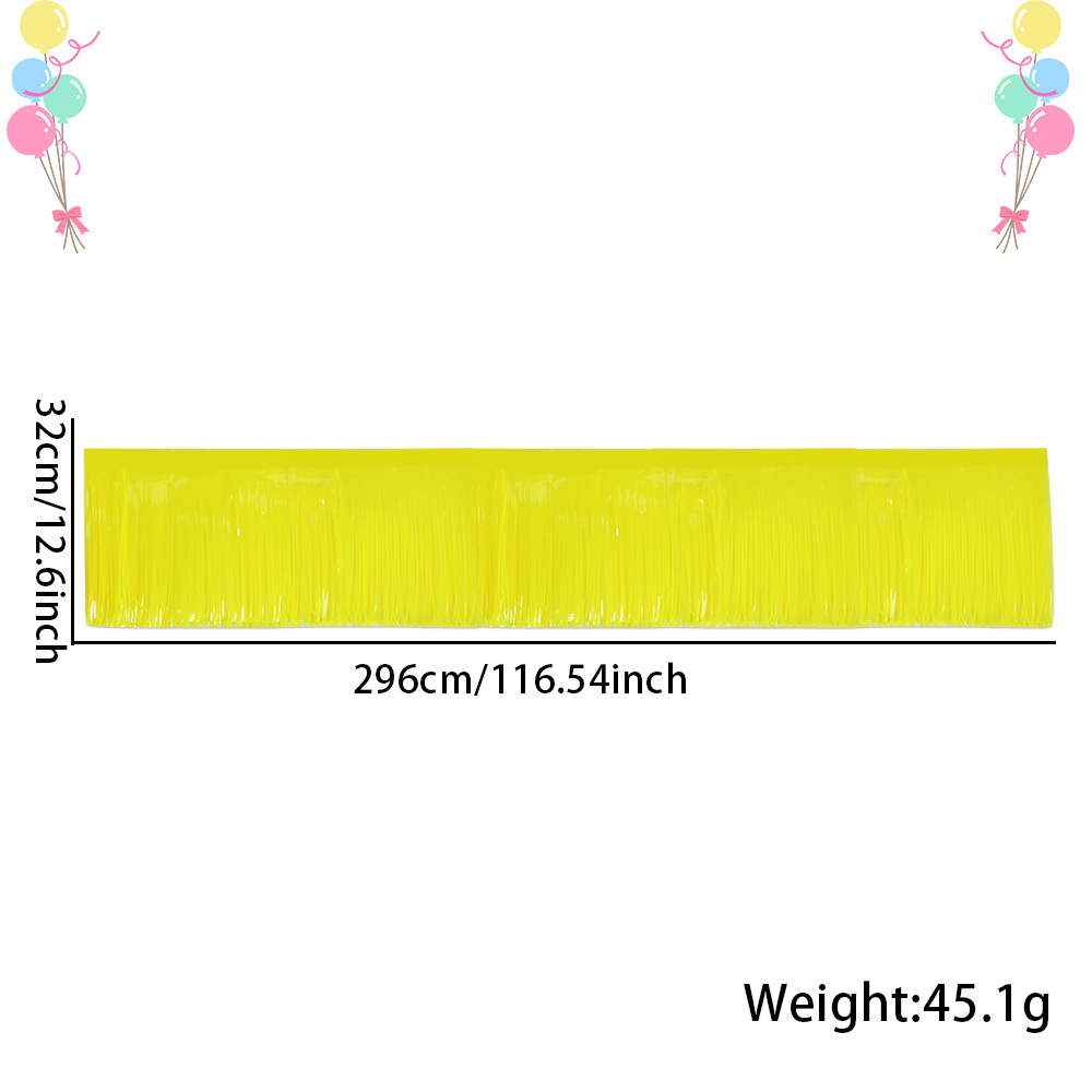 30*300cm fluorescent yellow banner