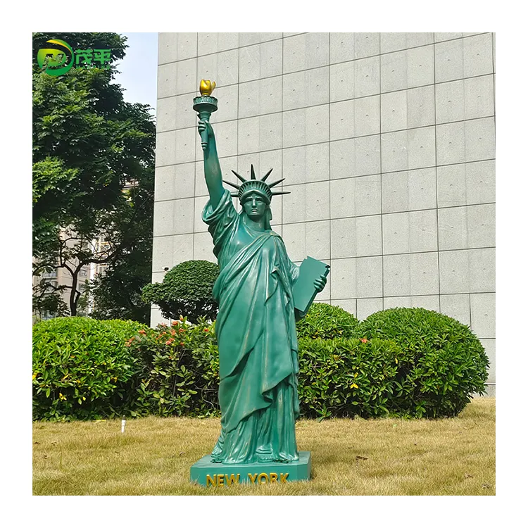 Personnalisé Moderne Europe Luxe Style New York Fibre De Verre Résine Souvenir Art Décoration Sculpture Statue De La Liberté