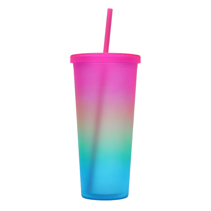 Three colors rose red gradation yellow blue