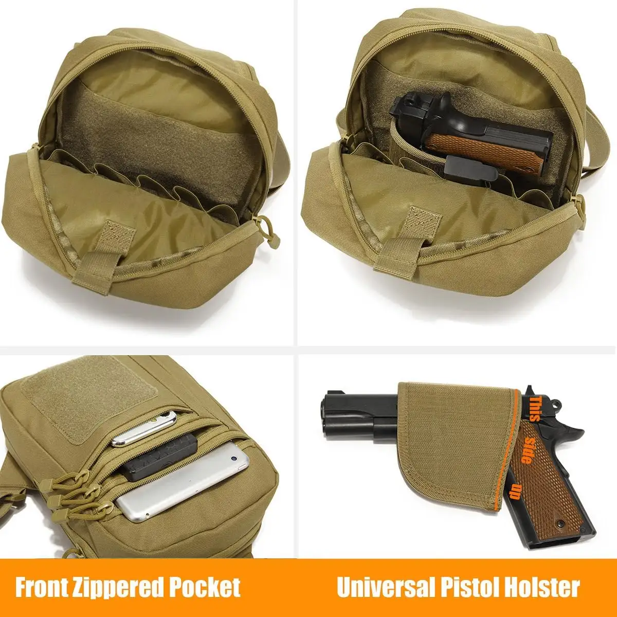 Molle Túi Không Thấm Nước Khẩn Cấp Survival Ba Lô Với Túi Nhỏ Cắm Trại Leo Núi Túi Du Lịch Ba Lô