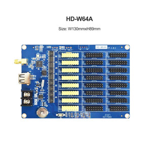 Светодиодный дисплей контроллера карты HD-W64 HD-W63 16 * HUB12 8 * HUB08 вывеска магазина светодиодный дисплей один цвет и два цвета Ceceiving карты. - Product Image 1