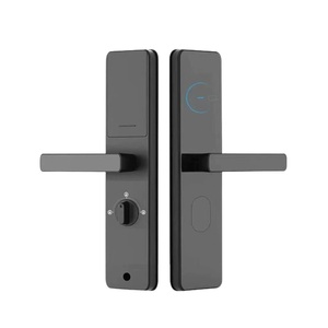Цифровой код дверного замка RFID IC Card приложение для смартфона разблокировка биометрических отпечатков пальцев Умный Замок - Product Image 4