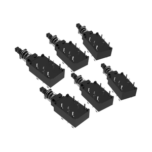 PWL-2P2T 2-way kendinden kilitleme anahtar anahtarı 6-pin güç anahtarı TONELUCK düz anahtar anahtarı için davlumbaz - Product Image 5