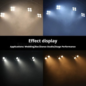 200W COB LED Par Light Oberflächen licht mit 4 Augen Warmweiß 2700K <span class=keywords><strong>RGB</strong></span> DMX Control IP33 Eingang für Büro-und Hotel anwendungen